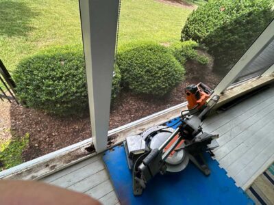 Cutting Wood For Deck
